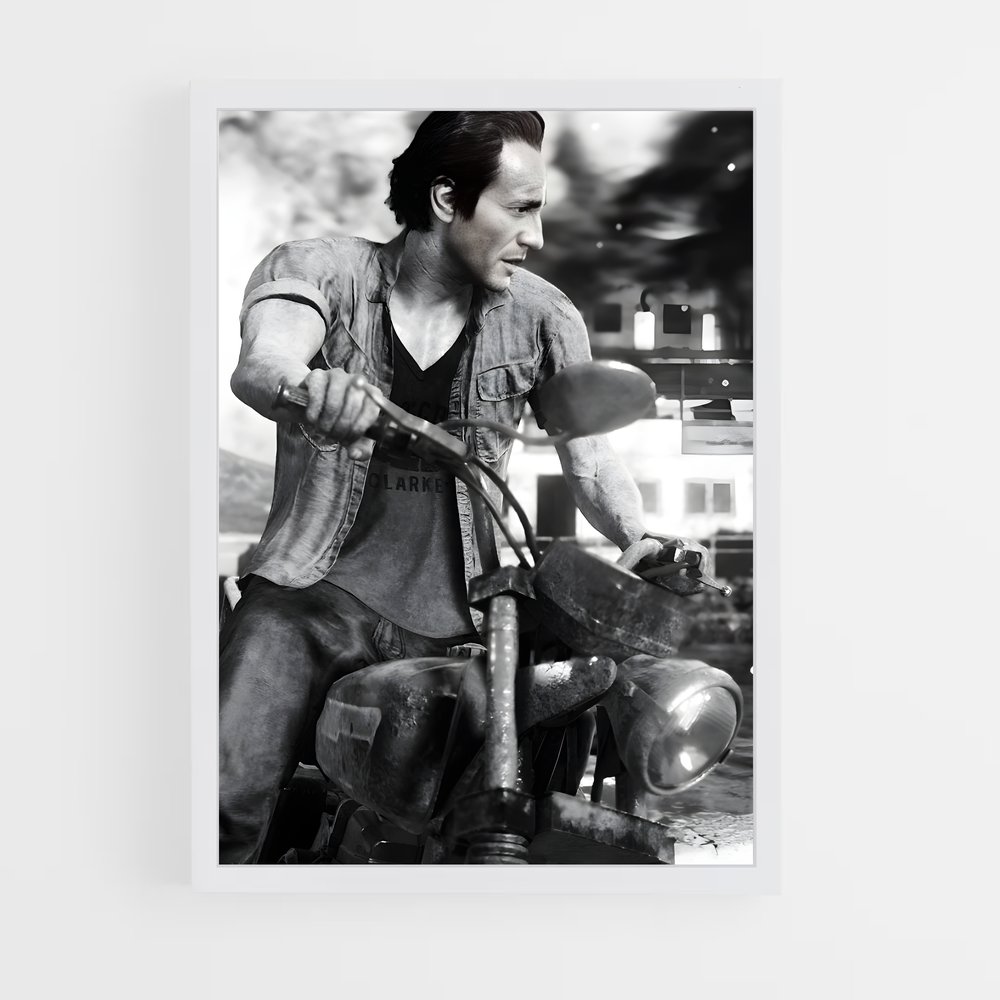 Poster Sam de drake – affiche Uncharted (vue 3)